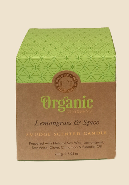 Organic Goodness Sojawachskerze Lemongras & Gewürze Organic Goodness Sojawachskerze Lemongras & Gewürze